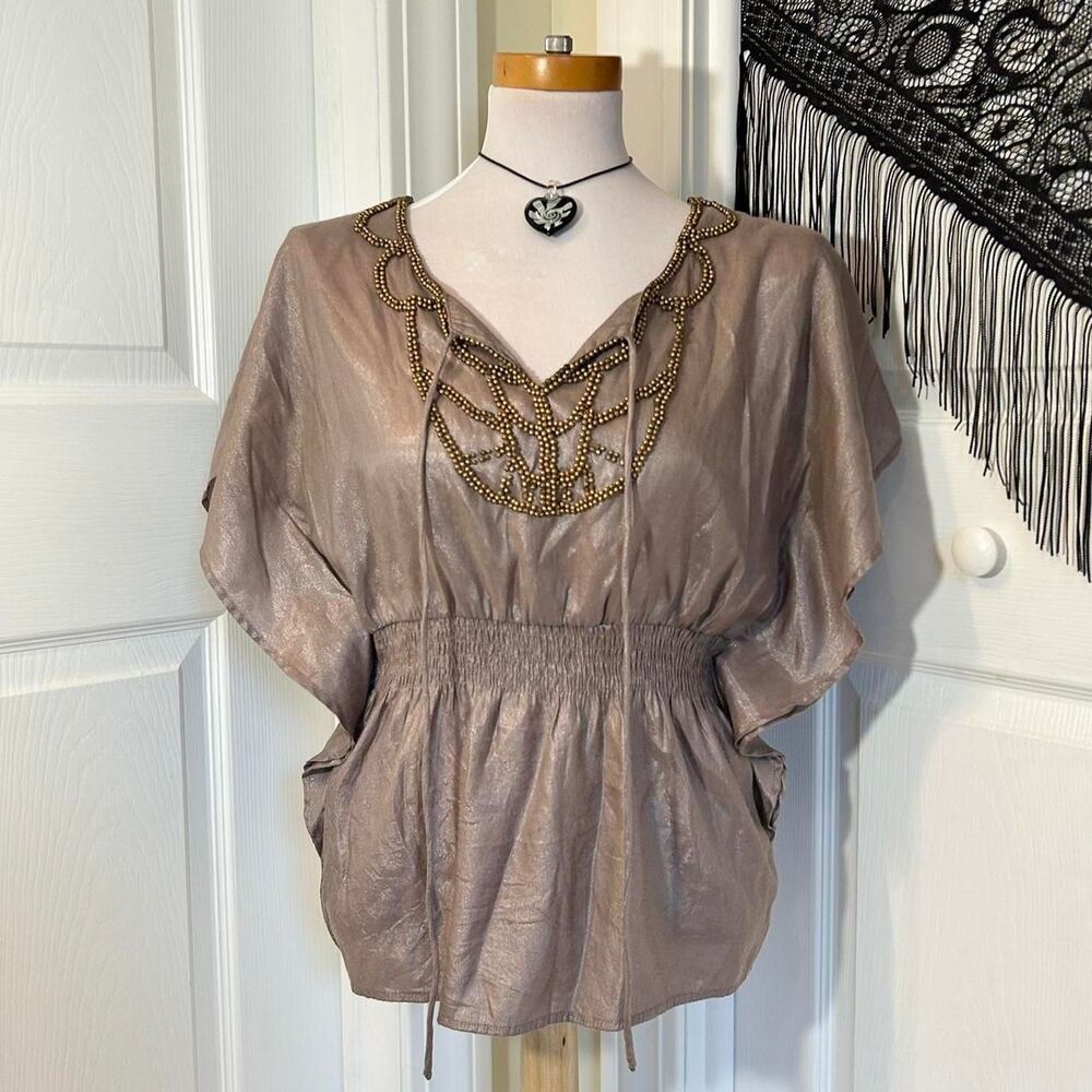 Forever-21 Women's Brown Blouse